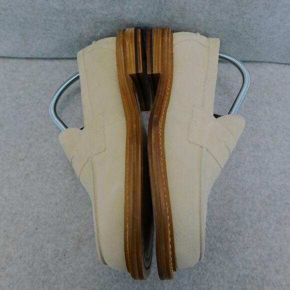 Express New Men's Beige Leather Suede Loafers Size 10 -Retails $118.00 - Picture 3 of 7